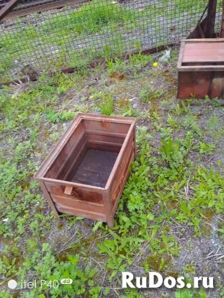 Тара, ящики, мульды, металлические 620х420х420мм фото