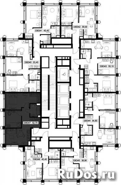 Продам 2 комнатную квартиру 52.7 м2 изображение 3