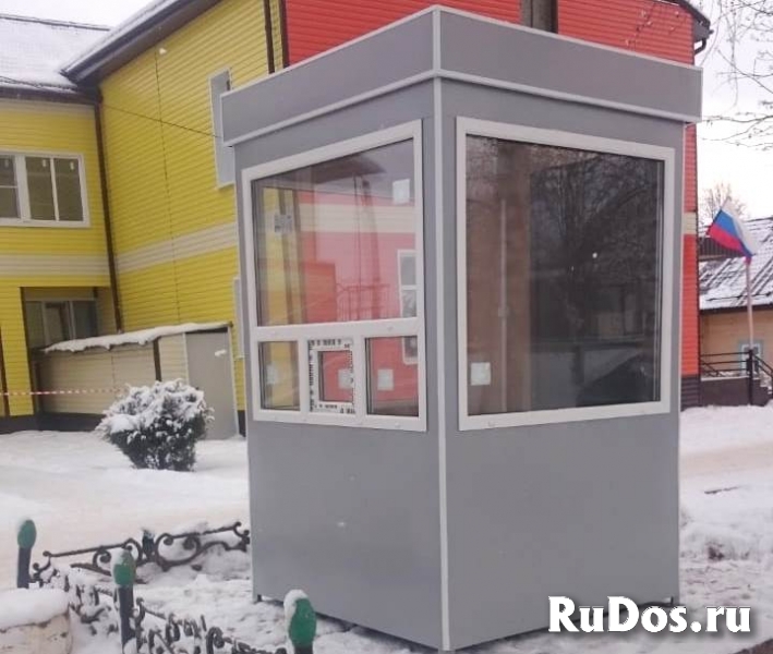 Пост охраны 1,5х1,5х2,5м, электрика, изготовление изображение 11