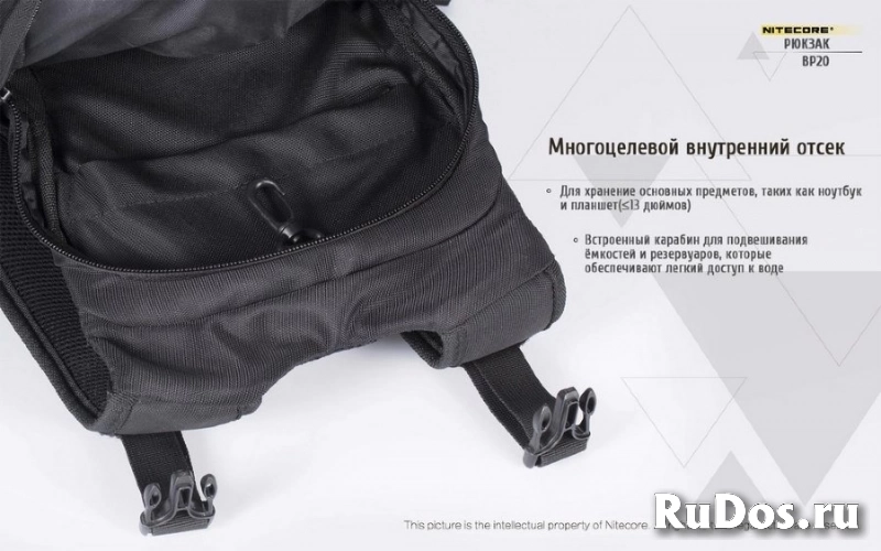 ТАКТИЧЕСКИЙ РЮКЗАК NITECORE BP20 изображение 12