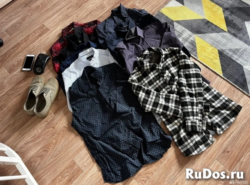 Рубашка мужская 9 шт пакетом фото