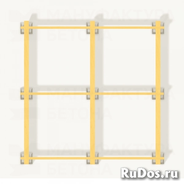 Кросс блок (Cross-block) «Комби», фундаментный блок фотка