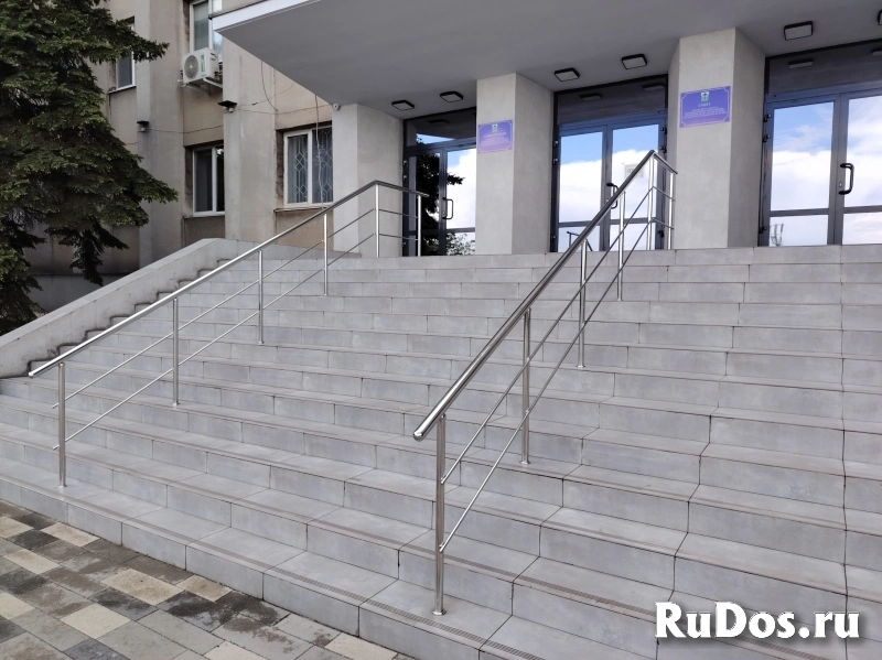 НЕРЖАВЕЮЩИЕ ПЕРИЛА в магазин, офис, дом. изображение 7