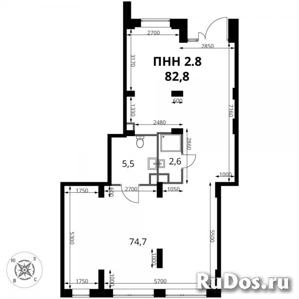Продам коммерческую недвижимость 82.6 м2 изображение 3