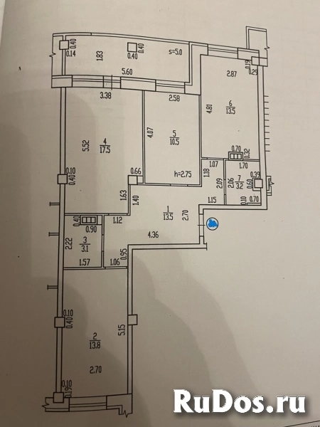 Трехкомнатная квартира изображение 11