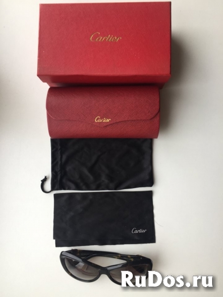 Очки женские новые cartier копия люкс цвет стекла коричневый боло изображение 3