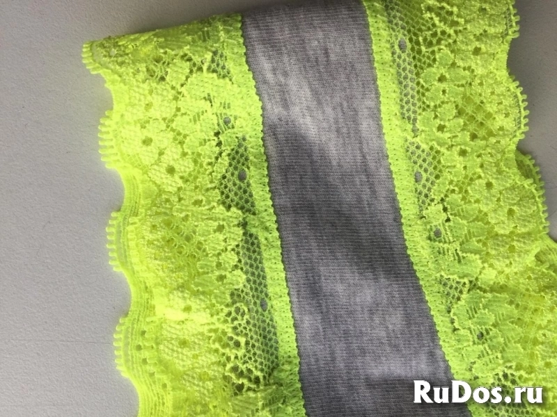 Трусы новые undis 44 46 m хлопок серые кружева неон салатовые ниж изображение 6