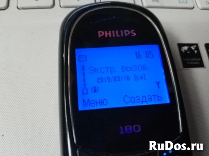 Новый оригинальный телефон Philips Xenium 180 Black изображение 5