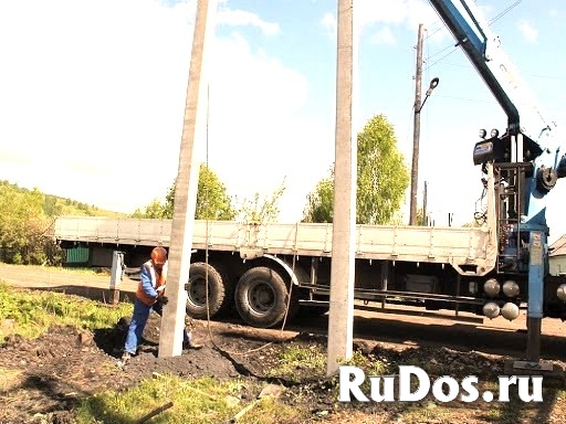 Установка ЖБ опор ЛЭП - 2500р    УПД  НДС изображение 4