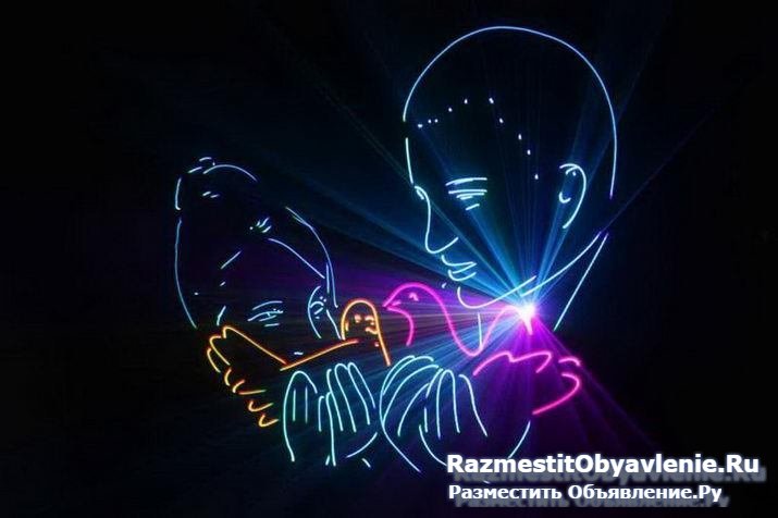 Лазерное шоу на свадьбу, день рождение изображение 4