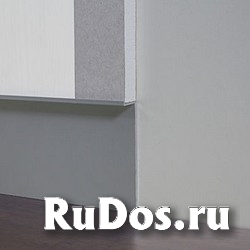 Плинтус для ГИПСОКАРТОНА алюминий плоский изображение 5