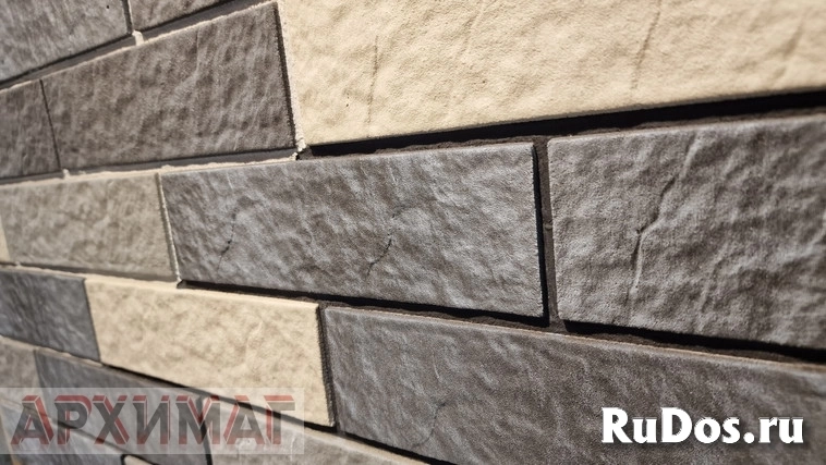 Кварцакриловый гибкий клинкер,плитка кирпич "Архимаг" фото