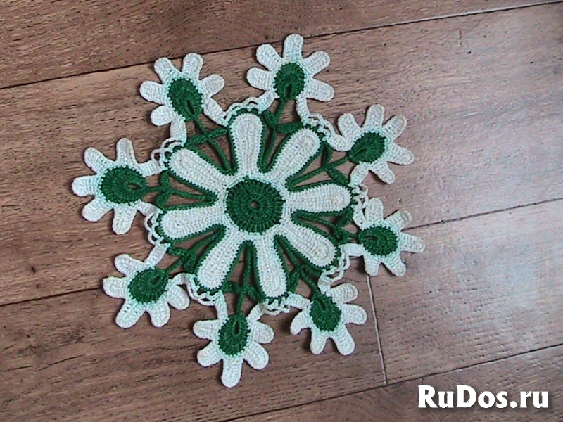 Cалфетки ажурные, связанные из ниток фотка
