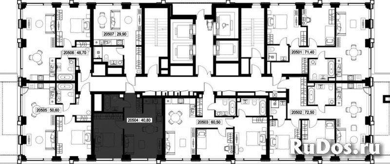 Продам 1 комнатную квартиру 40.8 м2 изображение 3