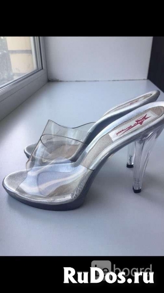 Босоножки сабо echo hollywood 39 размер силикон прозрачные платфо фотка