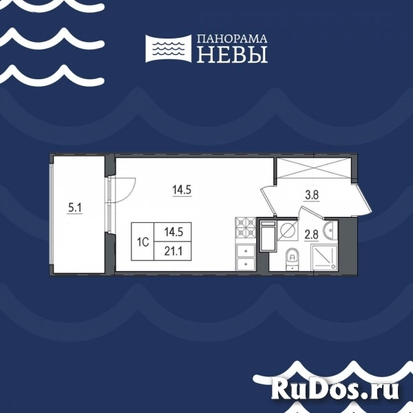 Продам 1 комнатную квартиру 21.1 м2 фотка
