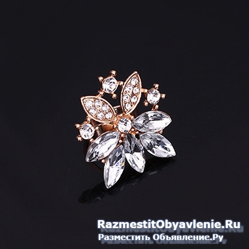 Комплект ювелирных изделий. Прозрачный хрусталь изображение 5