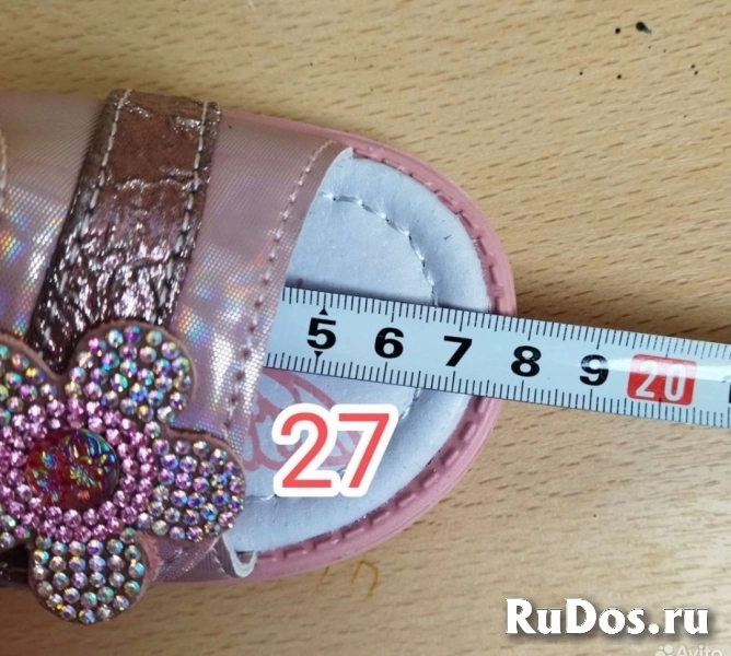 Сандалии 27, 29, 30 р-ры новые босоножки для девочки изображение 5