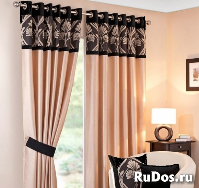 Пошив штор с люверсами фото