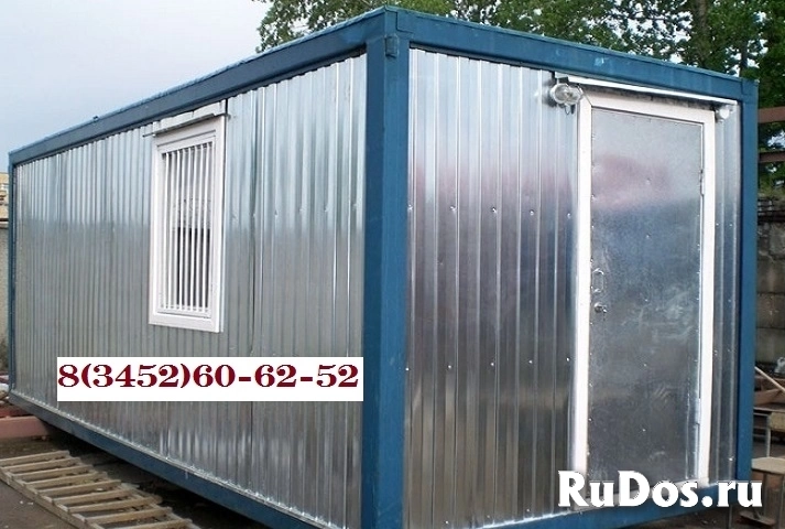 Бытовка на металлокаркасе 6 м х 2 м х 2,6 м за 110 тысяч. изображение 6