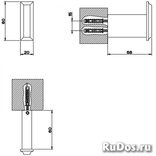 Крючок для халатов Gessi Eleganza (Италия) фотка