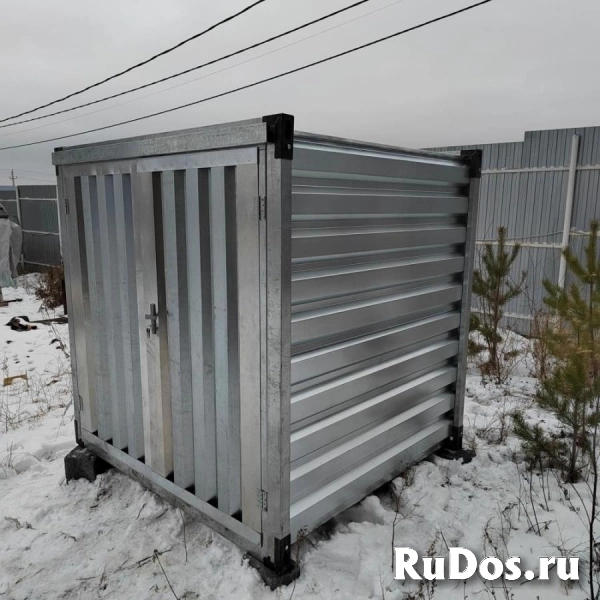 Металлический разборный хозблок Танк изображение 4