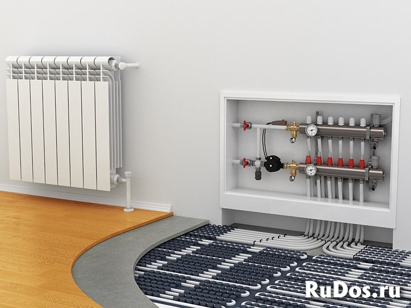 Монтаж отопления, водоснабжения и канализации фотка