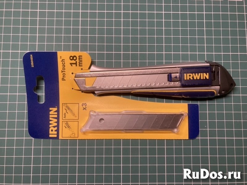 Нож Snap-Off 18mm ProTouch IRWIN 10504554 фотка