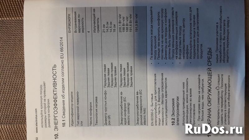 Варочная панель электрическая фотка