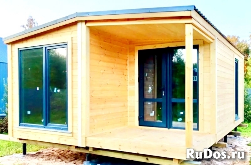 Модульный дом 28 м2 с верандой 7 м2. фотка