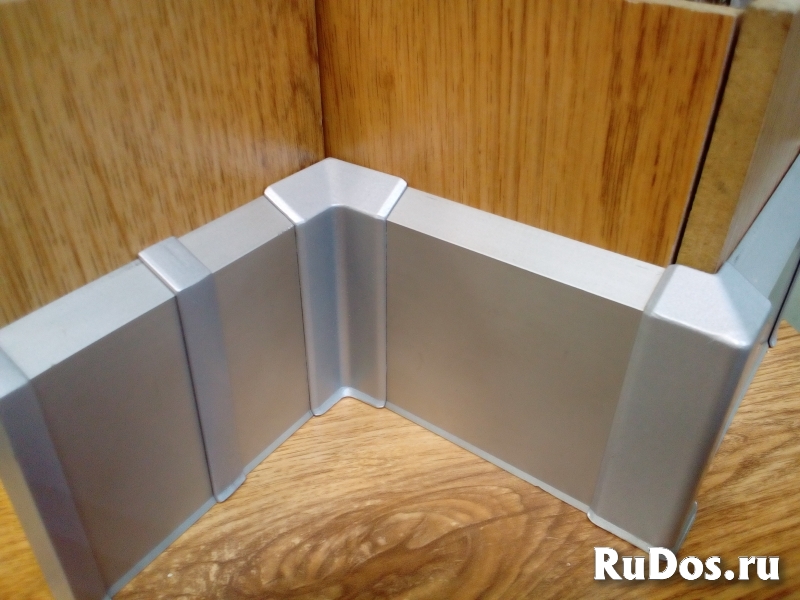 Алюминиевый плинтус для пола, 3 метра, от 4 см- 10 изображение 3