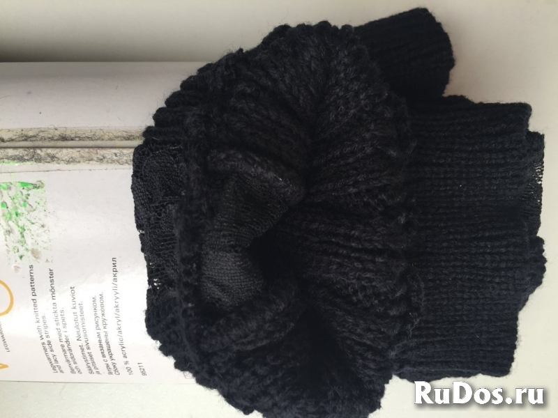 Гетры новые vogue 42 44 46 48 s m l черные вязаные кружева гипюр изображение 4