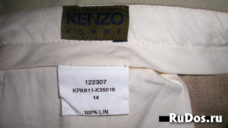 Брюки kenzo homme 100 LIN изображение 3
