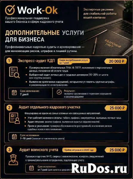 Подбор персонала/Кадровый аудит изображение 7