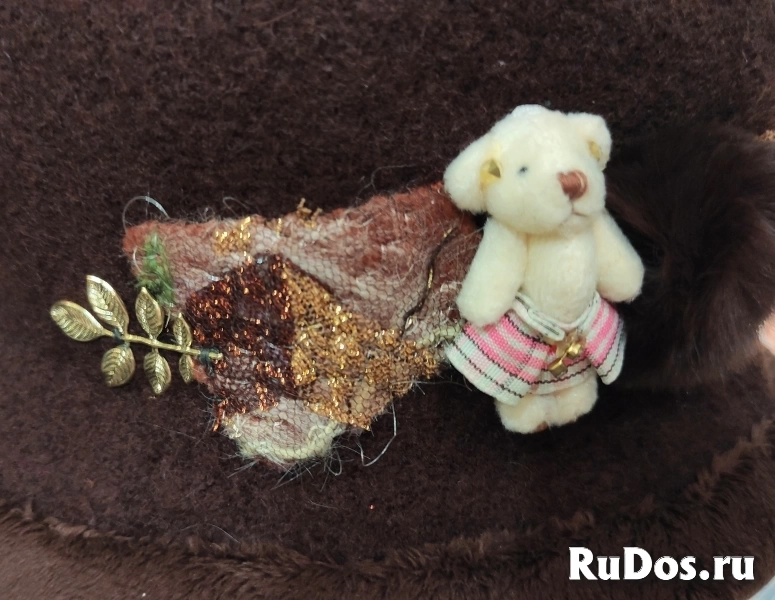 Шляпа для девушек, девочек шерстяная Чехия изображение 5