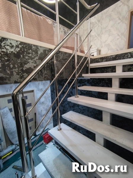 НЕРЖАВЕЮЩИЕ ПЕРИЛА в магазин, офис, дом. изображение 3