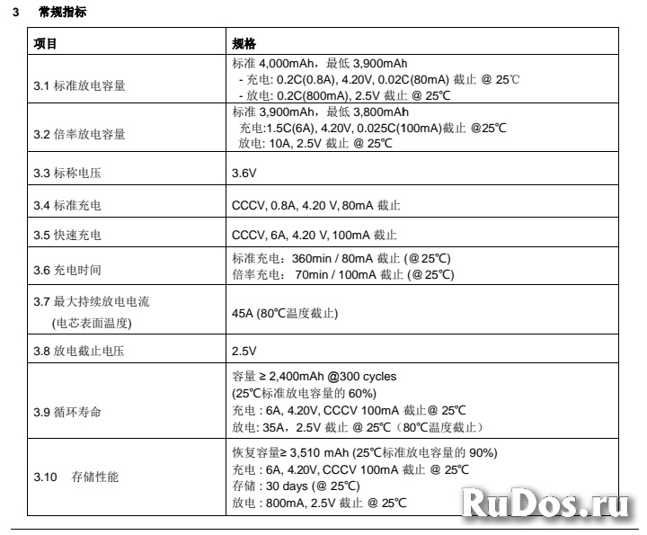 Аккумулятор 21700 4000мАч 10С изображение 5