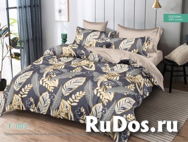 Постельное белье из поплина купить в розницу изображение 5