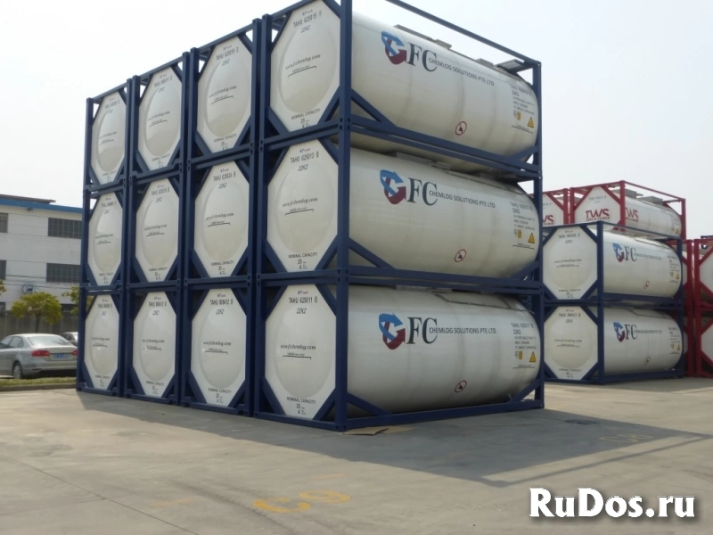 Танк-контейнер тип Т11 объём 24м3 для перевозки жидких удобрений, новый. изображение 10