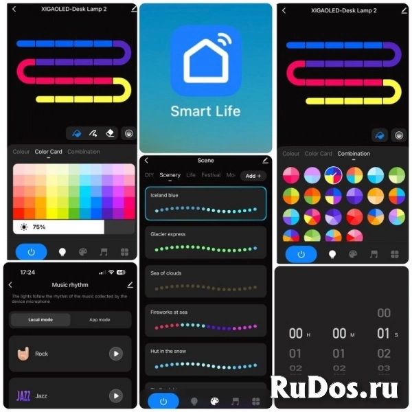 RGB светильник (лампа) изображение 9