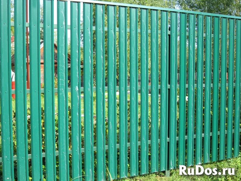 Забор из Металлоштакетника изображение 3