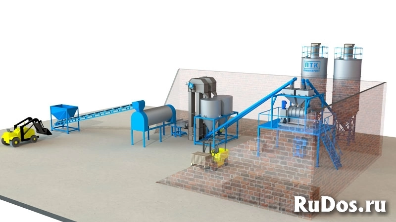 Линия сухих смесей ЛСС 5 тонн/час фото