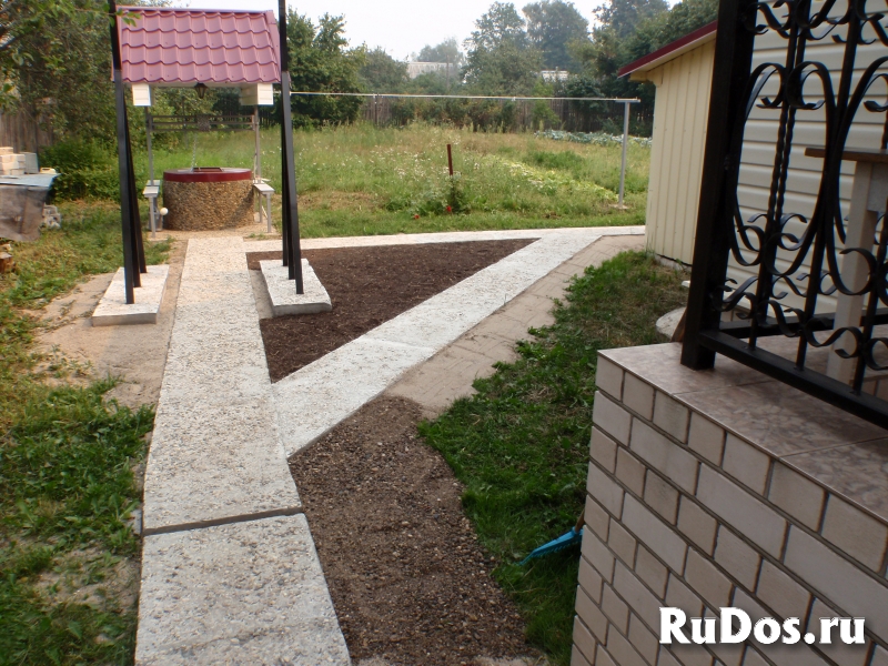 Отмостка Тропинки Бетонные полы Стяжка изображение 5