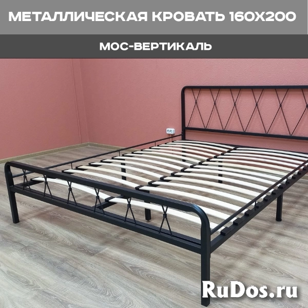 Металлическая кровать двуспальная Клэр 160x200 изображение 3