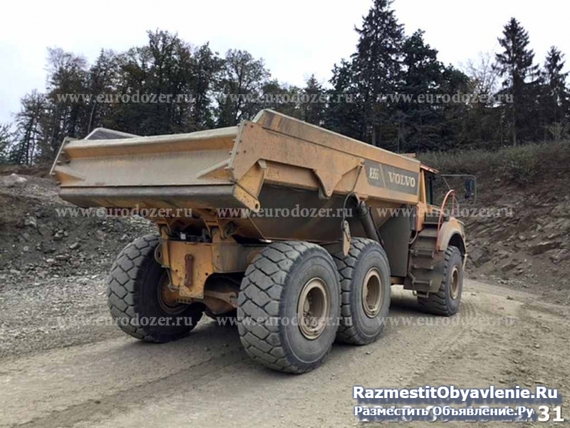 Сочлененный самосвал VOLVO 35, 2015 г, 9300 м/ч, и фотка