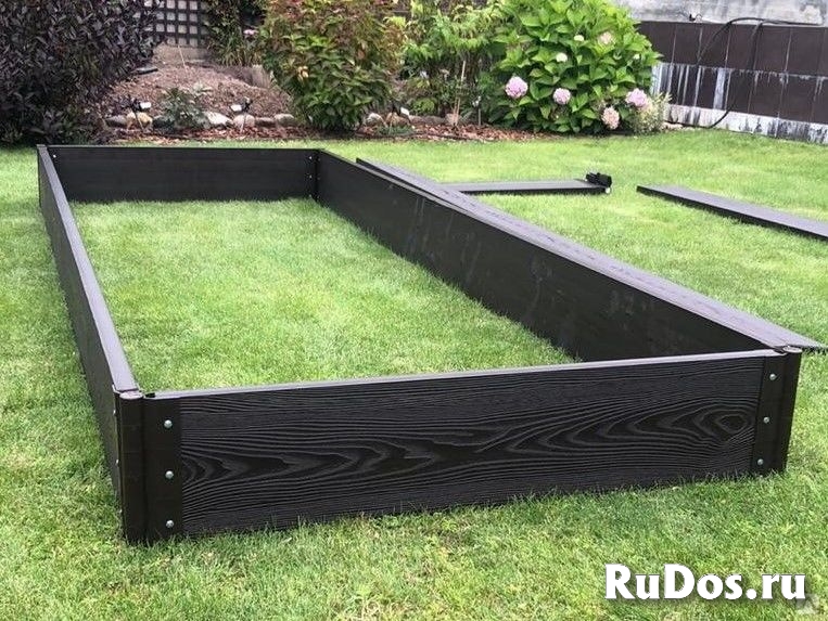 Грядки из ДПК NauticPrime 3D низкие 15 см 2х1 метр фотка