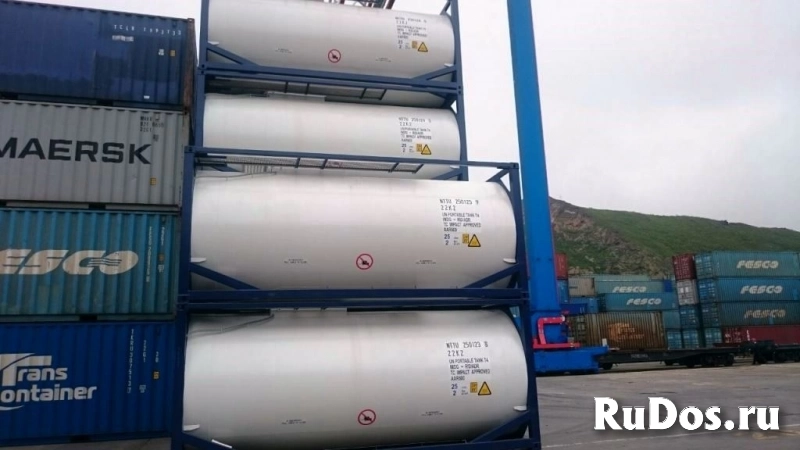 Танк-контейнер объём 25м3 тип Т4, для перевозки нефтепродуктов, новый. изображение 5