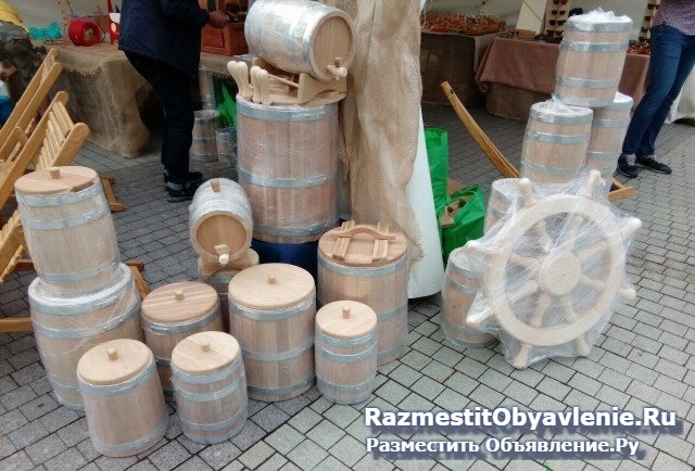 Дубовые бочки и кадки фото