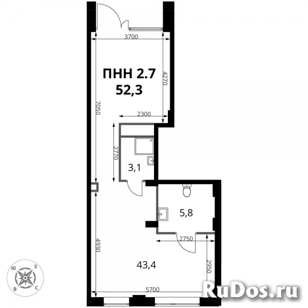 Продам коммерческую недвижимость 52 м2 изображение 3