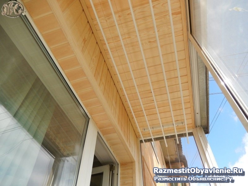 Обшиваю балконы  вагонкой, панелями   в  Красноярске изображение 12